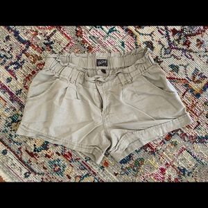 Khaki cargo shorts